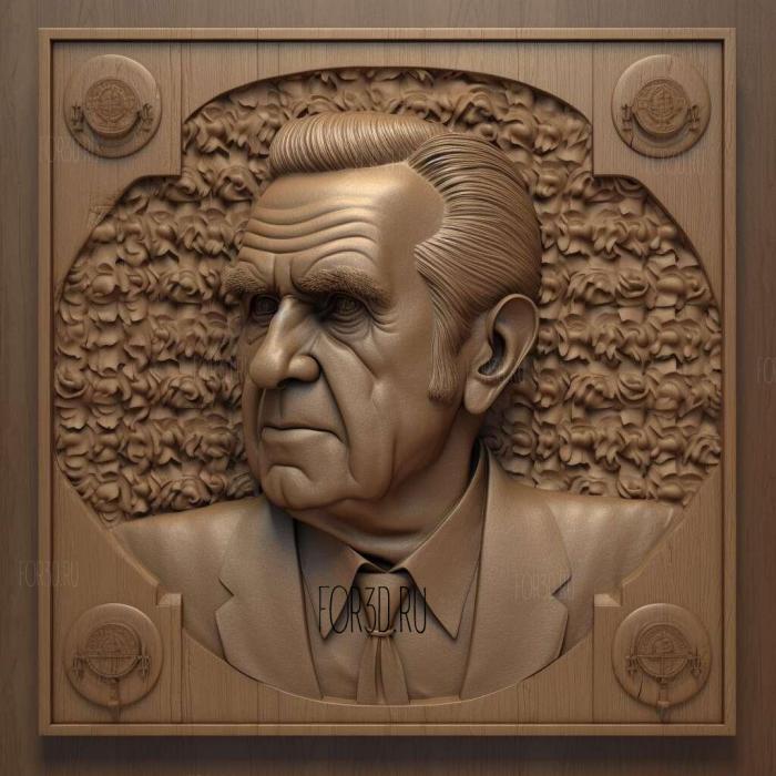 richard nixon 1 stl model for CNC